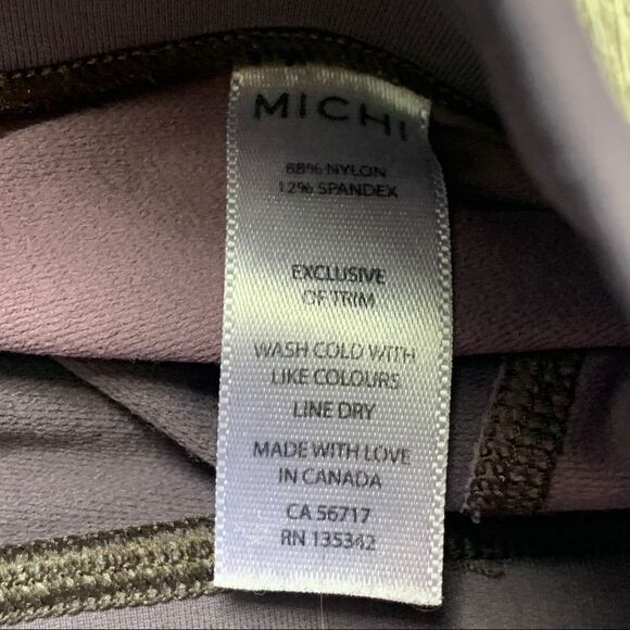 Michi Glow High Waisted Leggings Luxury Activewear Lavender Purple XS - Picture 6 of 11